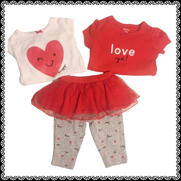 Carter's Other - Carter’s Baby Girl’s 1st Valentine’Day Outfits